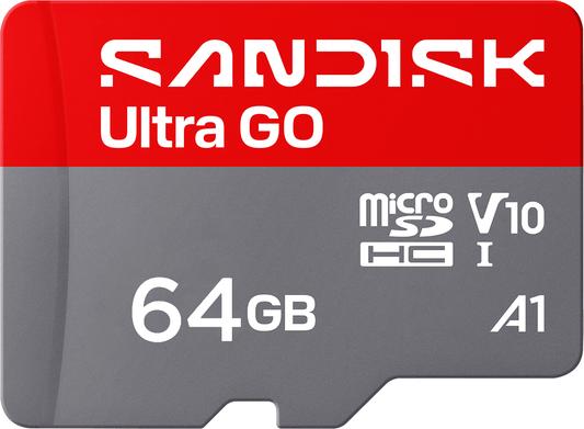 Κάρτα Μνήμης microSDXC SanDisk Ultra GO Android A1, 64Gb, Κατηγορία 10 / UHS-1 U1 SDSQUGN-064G-GN6MN