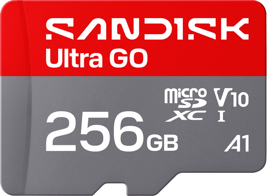 Κάρτα Μνήμης microSDXC SanDisk Ultra GO Android A1, 256Gb, Κατηγορία 10 / UHS-1 U1 SDSQUGN-256G-GN6MN