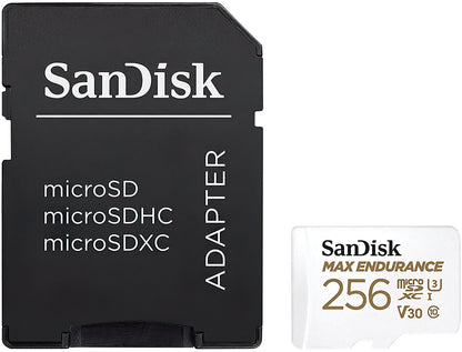 Κάρτα Μνήμης microSDXC SanDisk High Endurance, 256Gb, Κλάση 10 / UHS-1 U3, Με Προσαρμογέα SDSQQNR-256G-GN6IA