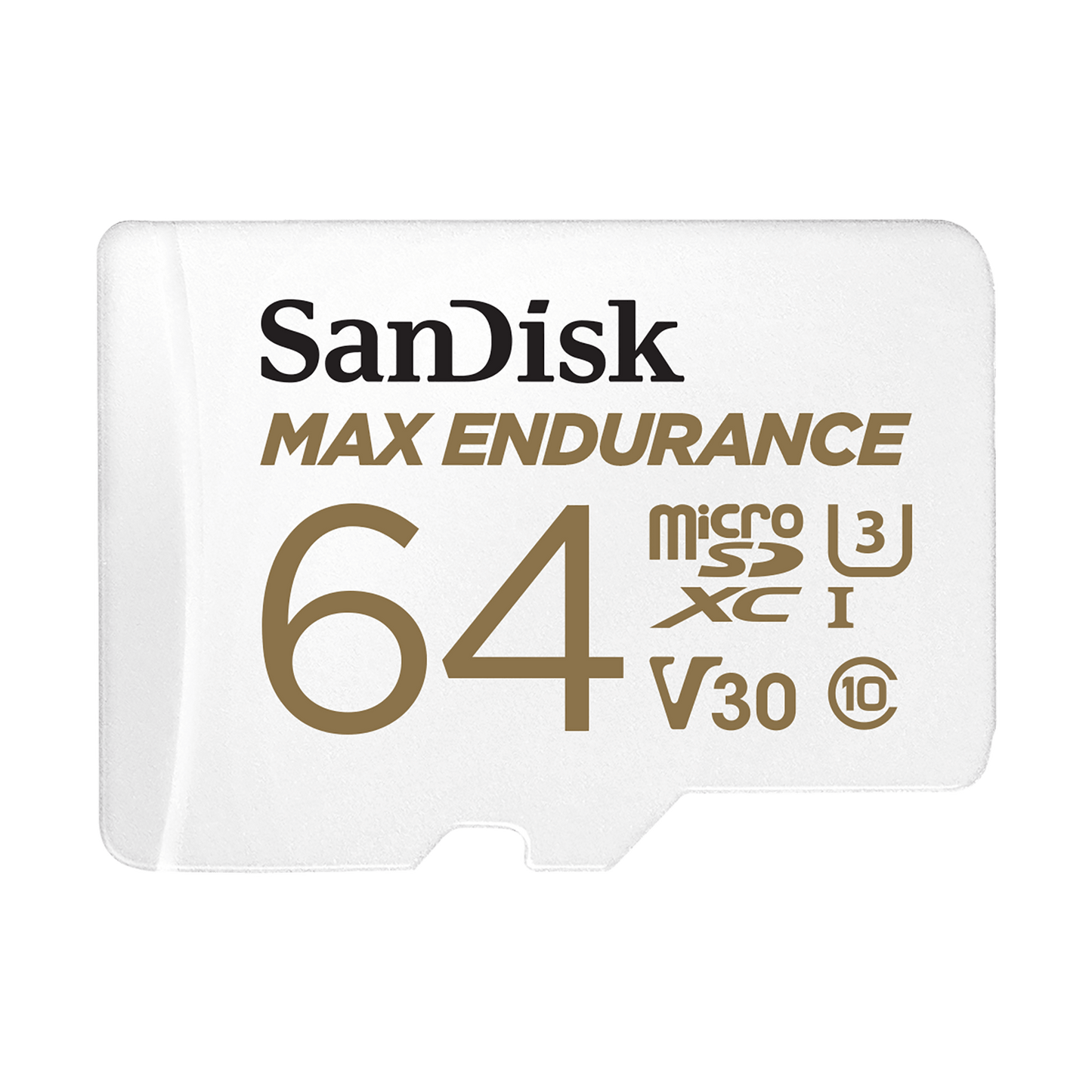 Κάρτα Μνήμης microSDXC SanDisk MAX Endurance, 64Gb, Κλάση 10 / UHS-1 U3, Με Προσαρμογέα SDSQQVR-064G-GN6IA