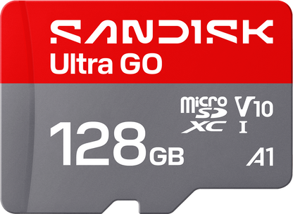 Κάρτα Μνήμης microSDXC SanDisk Ultra GO Android A1, 128Gb, Κατηγορία 10 / UHS-1 U1 SDSQUGN-128G-GN6MN
