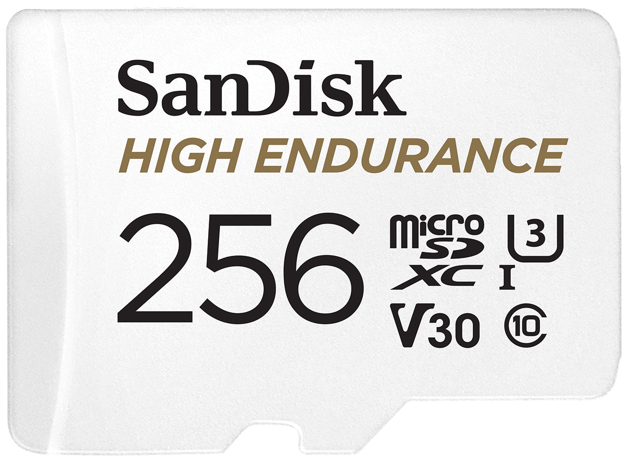 Κάρτα Μνήμης microSDXC SanDisk High Endurance, 256Gb, Κλάση 10 / UHS-1 U3, Με Προσαρμογέα SDSQQNR-256G-GN6IA