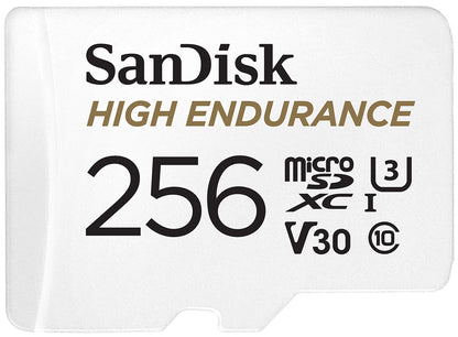Κάρτα Μνήμης microSDXC SanDisk High Endurance, 256Gb, Κλάση 10 / UHS-1 U3, Με Προσαρμογέα SDSQQNR-256G-GN6IA