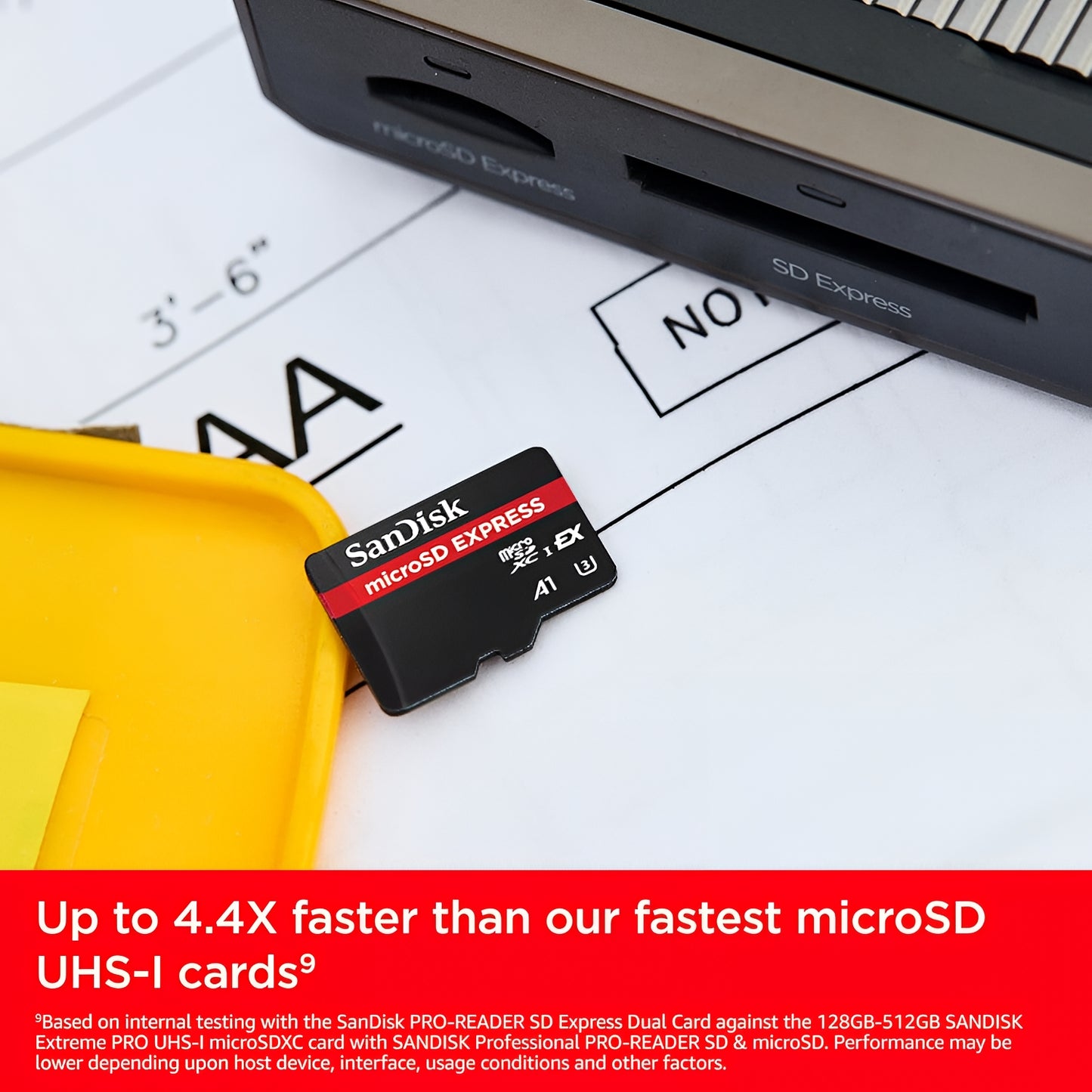 SanDisk Express microSDXC Memory Card, 512Gb, Class 10 / UHS-1 U3 SDSQXFN-512G-GN4NN
