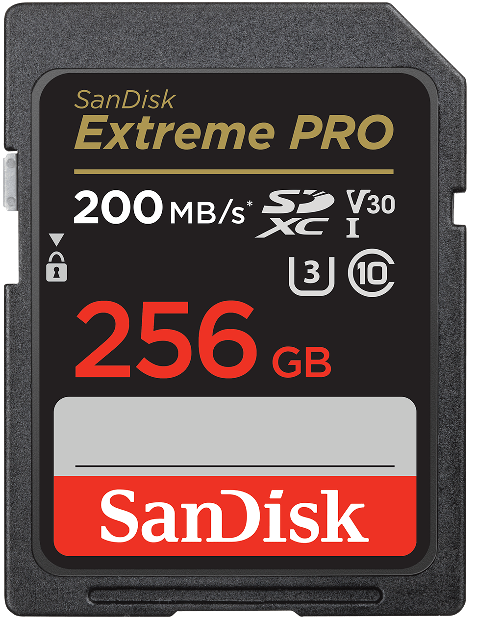 SDXC Memory Card SanDisk Extreme Pro, 256GB, Class 10 / UHS-1 U3 SDSDXXD-256G-GN4IN