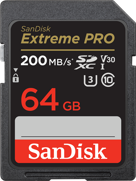 Κάρτα Μνήμης SDXC SanDisk Extreme Pro, 64Gb, Κλάση 10 / UHS-1 U3 SDSDXXU-064G-GN4IN