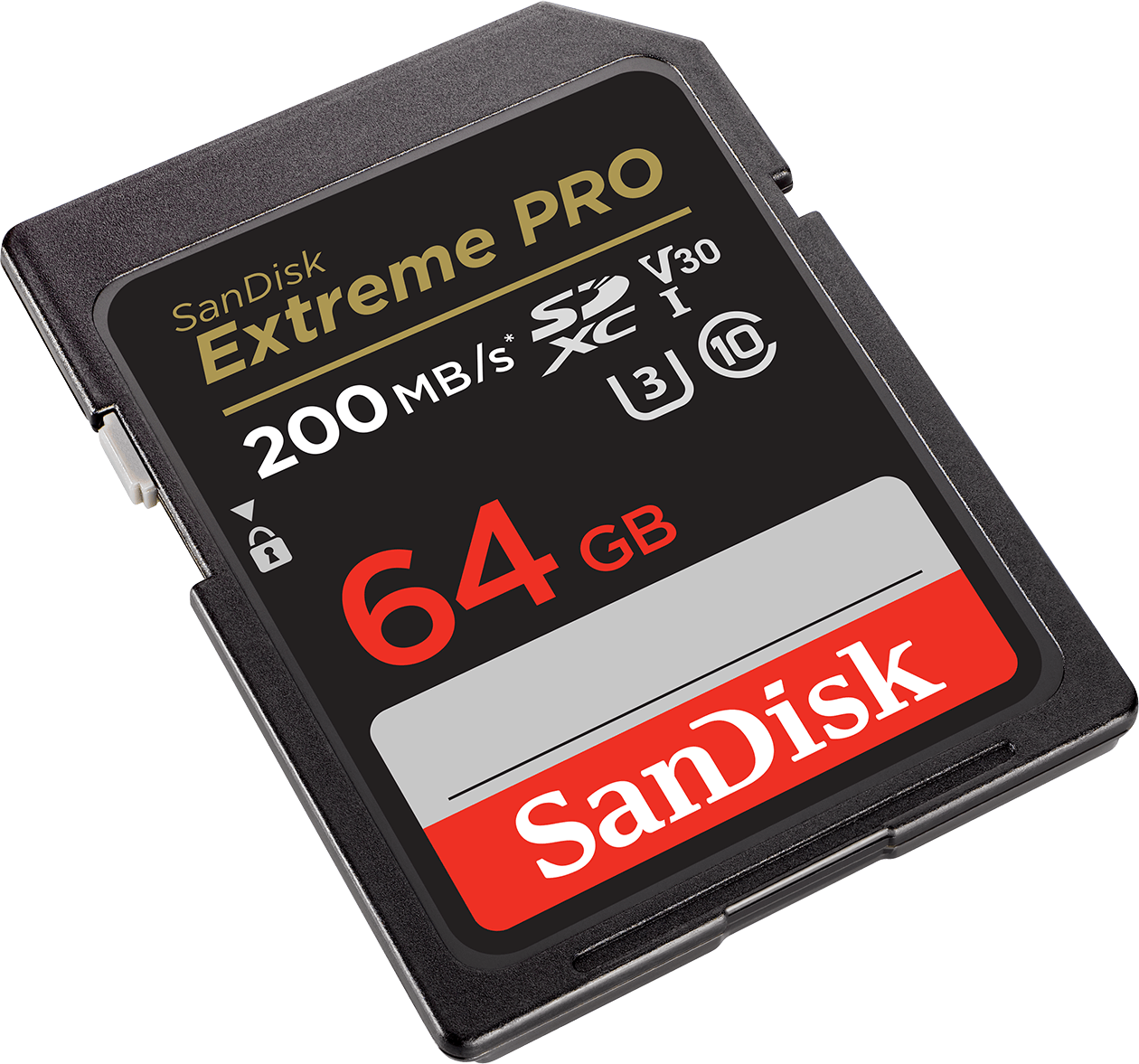SanDisk Extreme Pro SDXC Memory Card, 64Gb, Class 10 / UHS-1 U3 SDSDXXU-064G-GN4IN