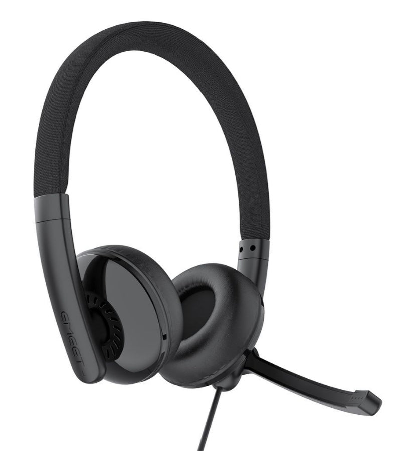 Ακουστικό Call Center USB-C / USB-A EMEET GeniusCall HS50, Μαύρο