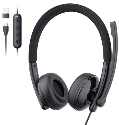 Ακουστικό Call Center USB-C / USB-A EMEET GeniusCall HS50, Μαύρο