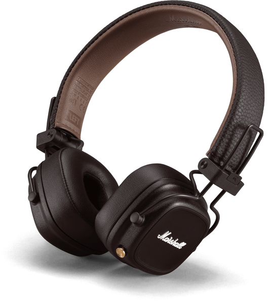 Handsfree Bluetooth Marshall Major IV, A2DP, Καφέ