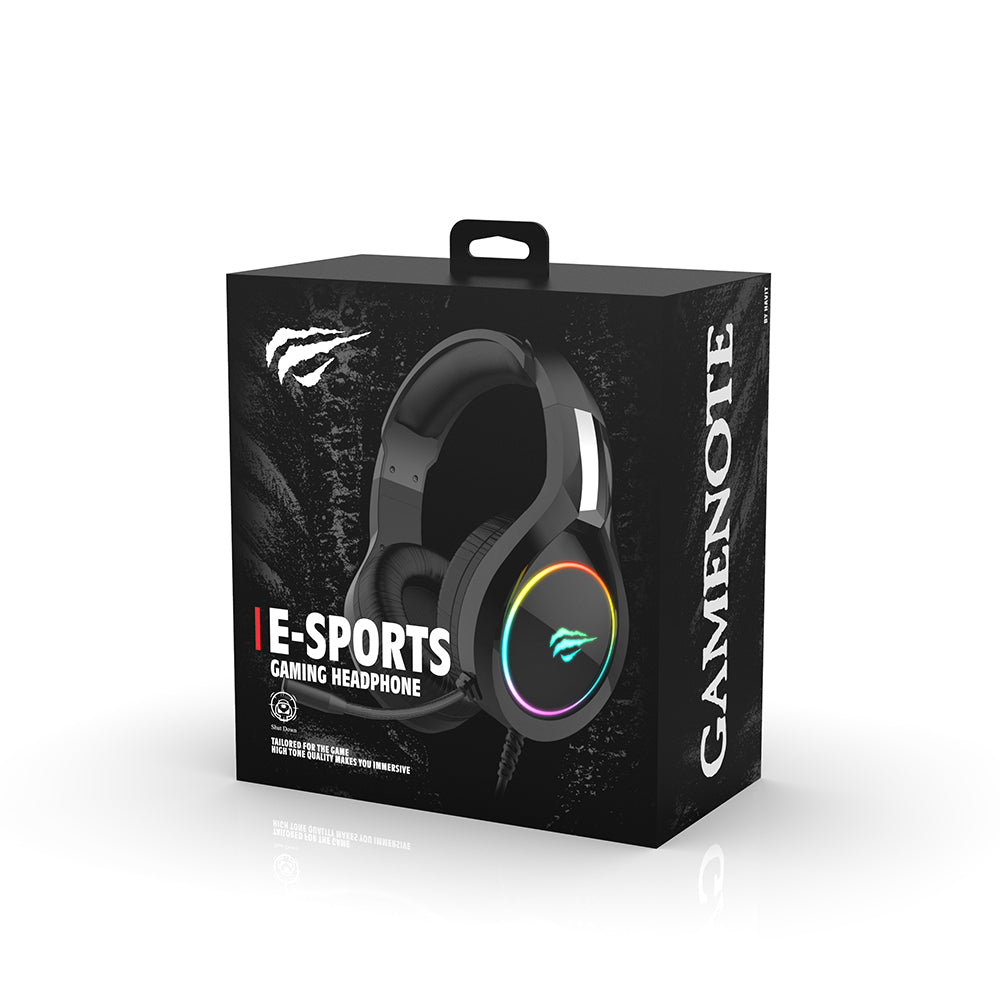 HAVIT H2002D 3.5mm Gaming Headphones, 2m, Pink