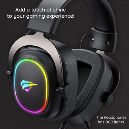 Ακουστικά Gaming 3.5mm HAVIT H2002P, 2m, Μαύρα