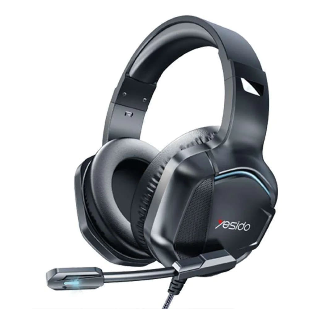 Ακουστικά Gaming 3.5mm Yesido EK01, RGB, 1.2m, Μαύρα