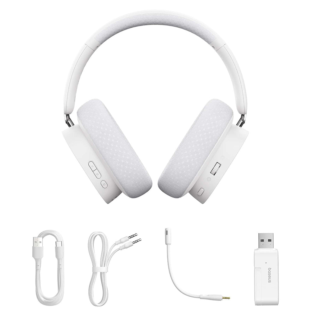 Ασύρματα Gaming Ακουστικά Baseus AeQur GH02, RGB, BT / Wi-Fi / Wired, Μαύρα A00050800113-Z1