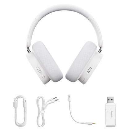 Ασύρματα Gaming Ακουστικά Baseus AeQur GH02, RGB, BT / Wi-Fi / Wired, Μαύρα A00050800113-Z1