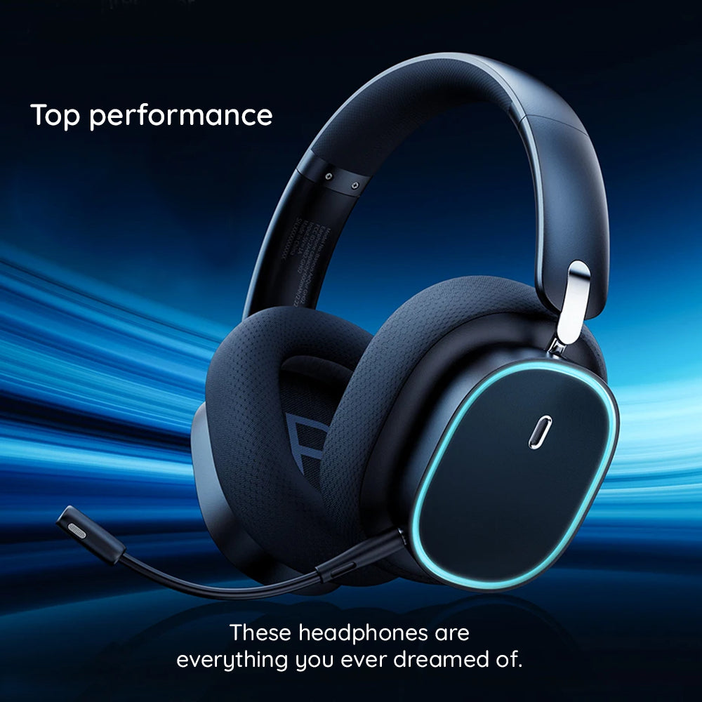 Ασύρματα Gaming Ακουστικά Baseus AeQur GH02, RGB, BT / Wi-Fi / Wired, Μαύρα A00050800113-Z1
