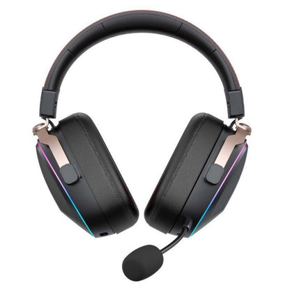 Ασύρματα Gaming Ακουστικά HAVIT H2039BG, RGB, BT / Wi-Fi / Ενσύρματα, Μαύρο Ωχρό