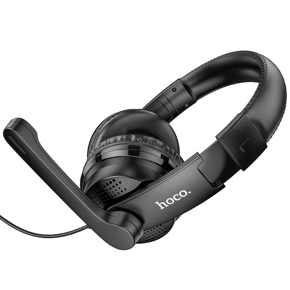 Gaming Headphones 3.5mm HOCO W103, Black