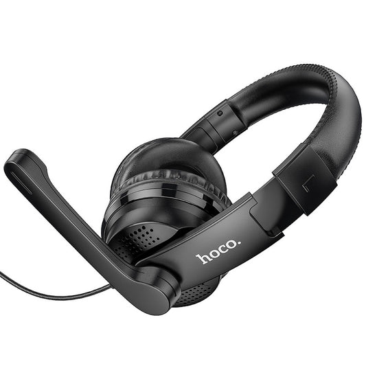Gaming Headphones 3.5mm HOCO W103, Black