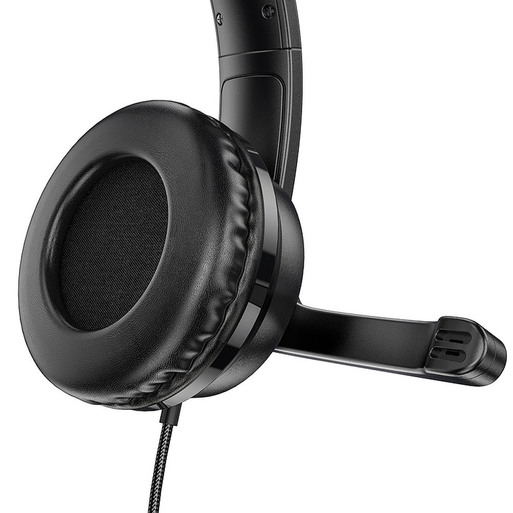 Gaming Headphones 3.5mm HOCO W103, Black