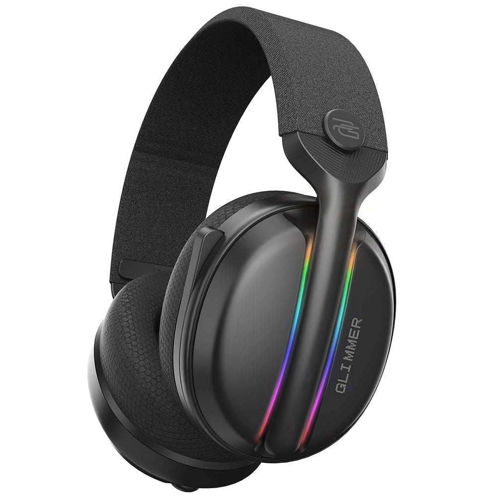 Ασύρματα Gaming Ακουστικά Proove Glimmer, RGB, BT / Wi-FI / Wired, Μαύρα WHGL00022001