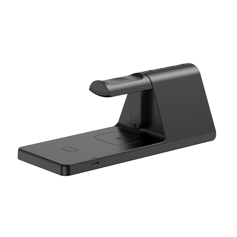 HAVIT W3042 4in1 Digital Clock with QI Wireless Charging, Black