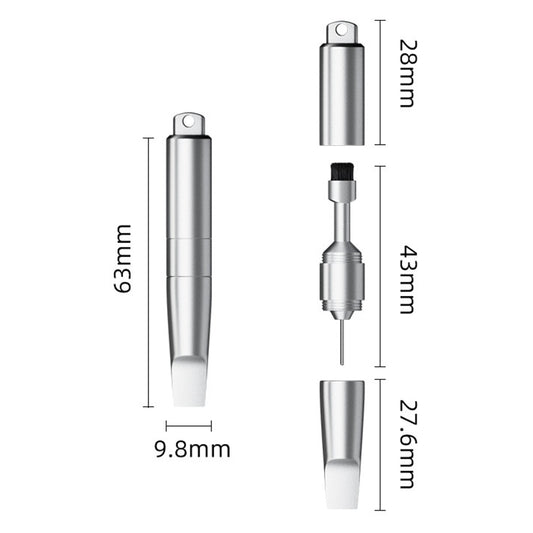Κλειδί SIM OEM CS-02, 3σε1, Τύπος Μπρελόκ, Γκρι