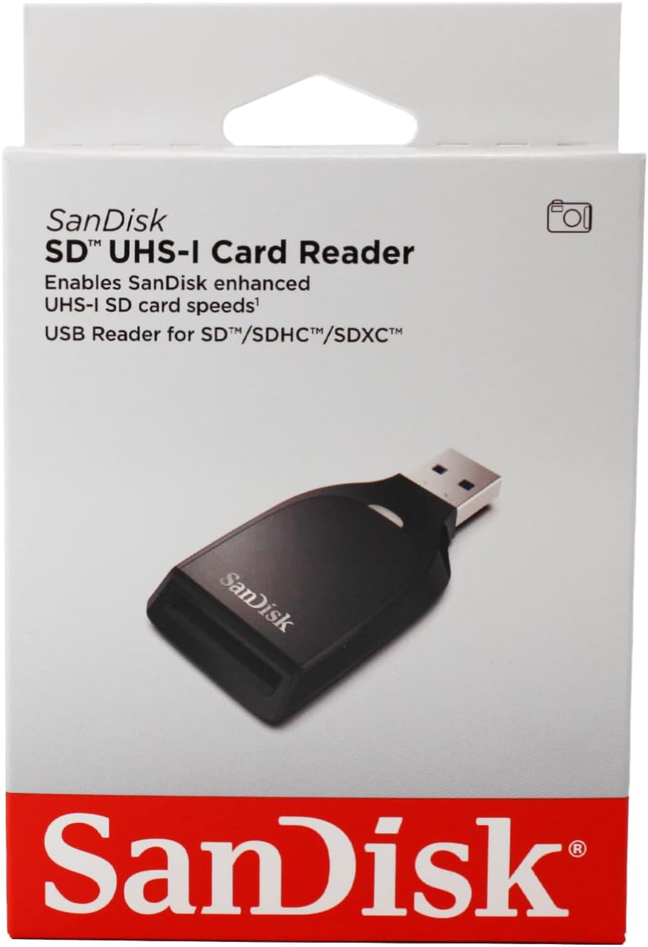 Αναγνώστης Καρτών USB 3.0 SanDisk, SD, Μαύρος SDDR-C531-GNANN