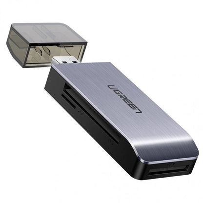 Αναγνώστης Καρτών USB 3.0 UGREEN CM180, SD - microSD - CF - MS, Γκρι