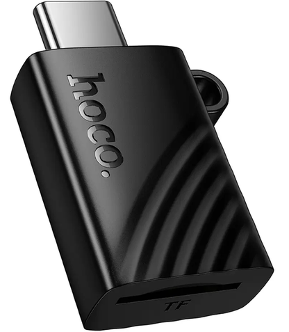 Αναγνώστης Κάρτας USB-C HOCO HB53, microSD, Μαύρο