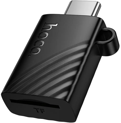 Αναγνώστης Κάρτας USB-C HOCO HB53, microSD, Μαύρο