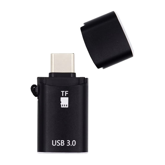 Αναγνώστης Καρτών USB-C Techsuit AluVoltX, USB-A (OTG) - microSD, Μαύρο