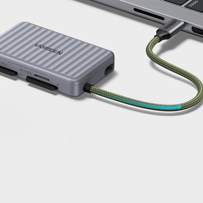 Αναγνώστης Καρτών USB-C με Οργανωτή UGREEN 55886, 2 x SD - microSD, Γκρι