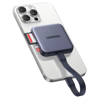 Αναγνώστης Καρτών USB-C UGREEN CM898 (65095), SD - microSD, Γκρι