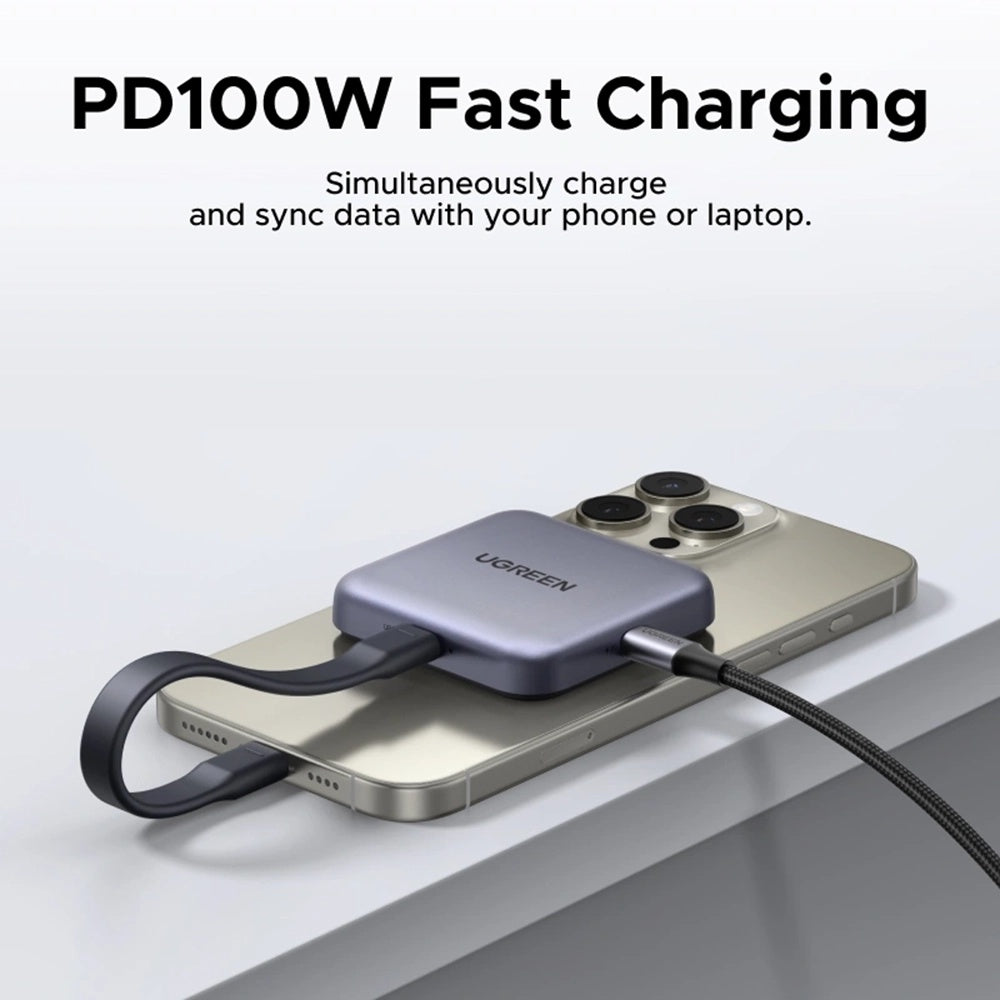 Αναγνώστης Καρτών USB-C UGREEN CM898 (65095), SD - microSD, Γκρι