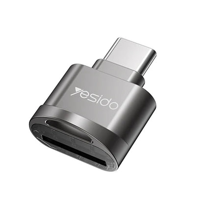 Αναγνώστης Καρτών USB-C Yesido GS19, USB-A (OTG) - microSD, Γκρι