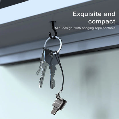 Αναγνώστης Καρτών USB-C Yesido GS19, USB-A (OTG) - microSD, Γκρι