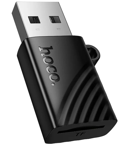 Αναγνώστης Κάρτας USB HOCO HB53, microSD, Μαύρο