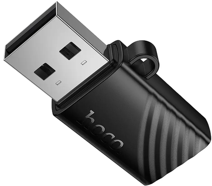 Αναγνώστης Κάρτας USB HOCO HB53, microSD, Μαύρο