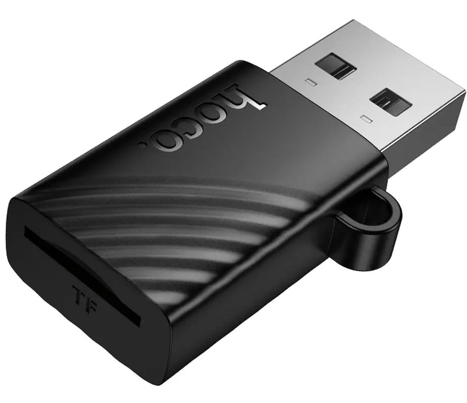 Αναγνώστης Κάρτας USB HOCO HB53, microSD, Μαύρο