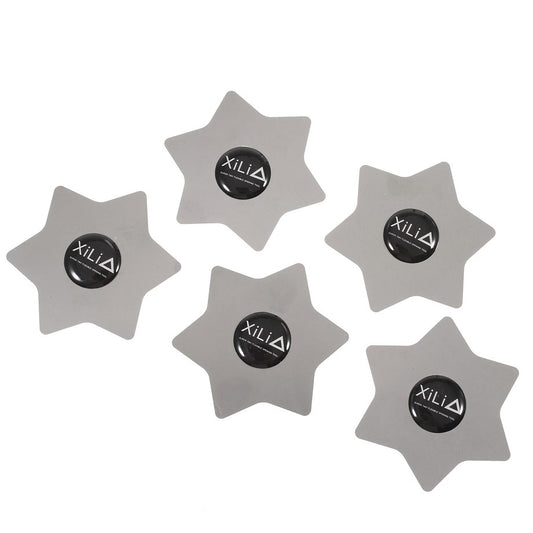 Xili Hexagon Metal Clip, Set of 5 pieces