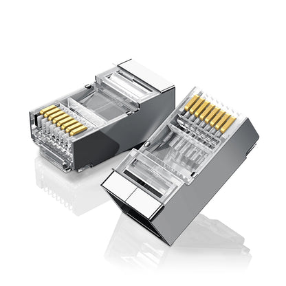 Network Connector UGREEN NW111, RJ45, Cat6, Set 50 pieces