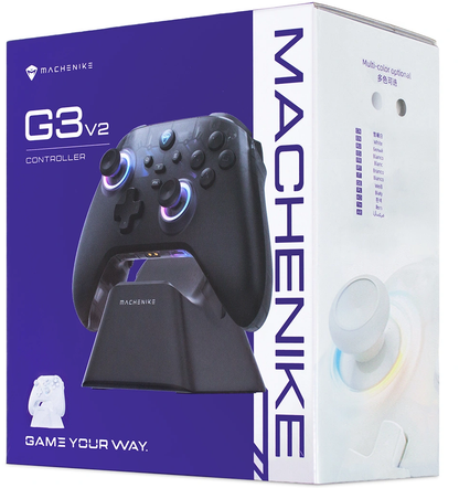 Χειριστήριο Machenike G3 V2 με Σταθμό Φόρτισης, Μαύρο