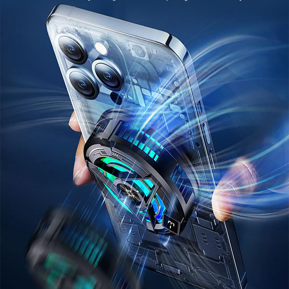 Techsuit SL17 Gaming Phone Cooler, Black