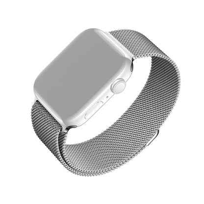 Λουράκι Fixed Mesh για Apple Watch 42mm / 41mm / 40mm / 38mm Series, Ασημί
