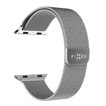 Λουράκι Fixed Mesh για Apple Watch 42mm / 41mm / 40mm / 38mm Series, Ασημί