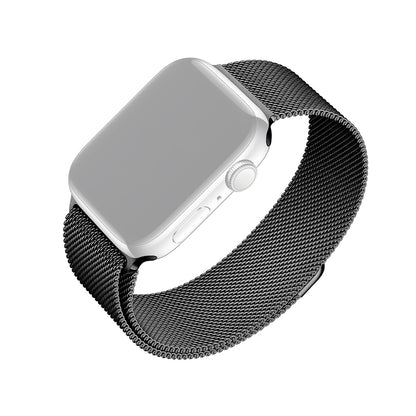 Λουράκι Fixed Mesh για Apple Watch 42mm / 41mm / 40mm / 38mm Series, Μαύρο