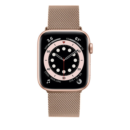 Λουράκι Fixed Mesh για Apple Watch 42mm / 41mm / 40mm / 38mm Series, Ροζ Χρυσό