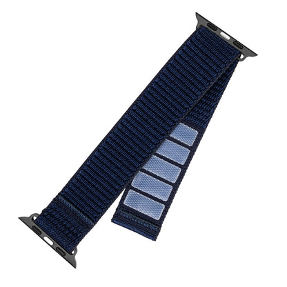 Λουράκι Fixed Nylon Sporty για Apple Watch 42mm / 41mm / 40mm / 38mm Series, Σκούρο Μπλε