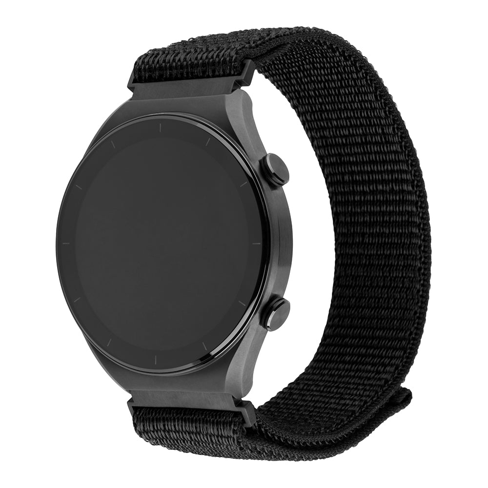 Λουράκι Fixed Nylon Sporty για Huawei Watch / Xiaomi Watch Series, 22mm, Μαύρο